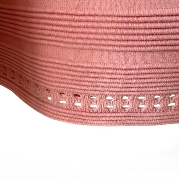 NEW Eliza J Off The Shoulder Fit and Flare Sweater Dress in Pink, Size S - Picture 12 of 16